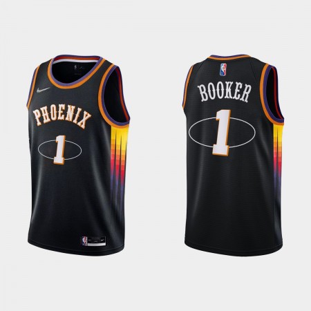 Maillot Basket Homme Phoenix Suns Devin Booker 1 Nike 2021-22 City Edition Swingman
